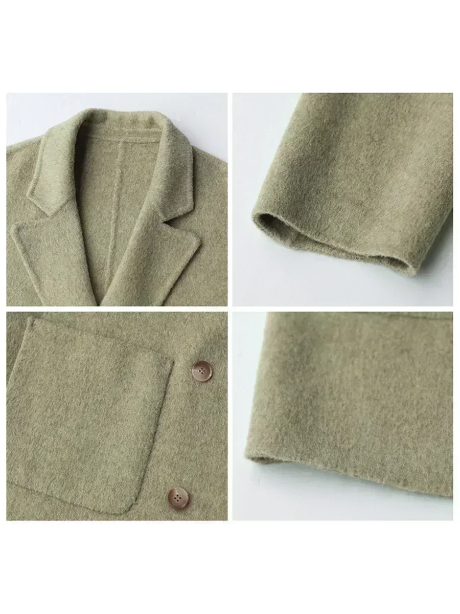CHIC VEN Women's Woolen Coats  - Wool Coat Peacoat ulasan dan harga